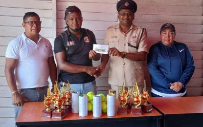 ASP Chandradat Kooldeep supports Inter School Tapeball cricket in Region one