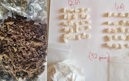 Cocaine, ganja found during raid at Konawaruk