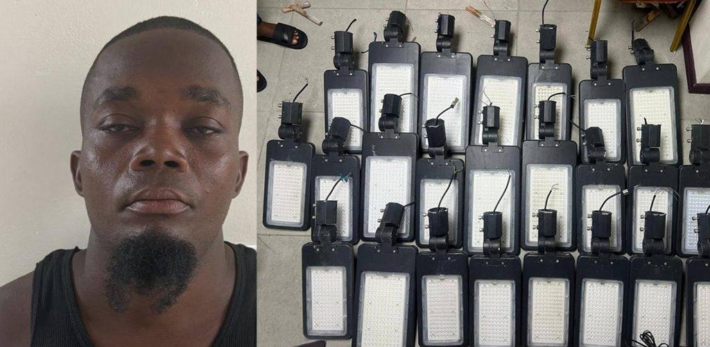 Electrician jailed for stealing streetlights 