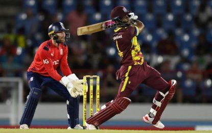 Windies chase 219 for first win of T20 series against England