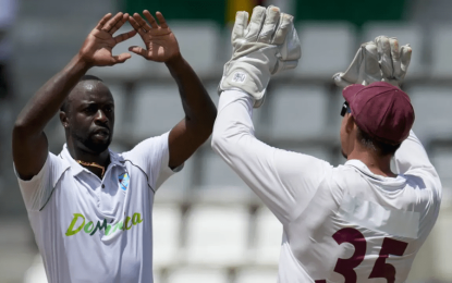 Roach and Seales star as West Indies close in on Antigua Test victory