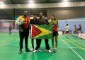 Badminton Team enjoy decent success in Suriname