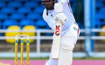 Louis 97, Athanaze 90 give West Indies slight edge after day one