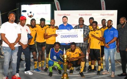 Bentick’s hat-trick lifts YMCA to $1M and ExxonMobil Futsal C/chip title