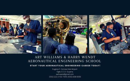 Art Williams & Harry Wendt Aeronautical Engineering School gets for BSc In Aircraft Maintenance Engineering Programme