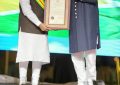 Pres. Ali conferred India’s PM. Modi with Guyana’s highest national award