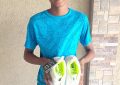 Someash Boyer benefits from Project “Cricket Gear for young and promising cricketers in Guyana”