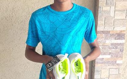 Someash Boyer benefits from Project “Cricket Gear for young and promising cricketers in Guyana”