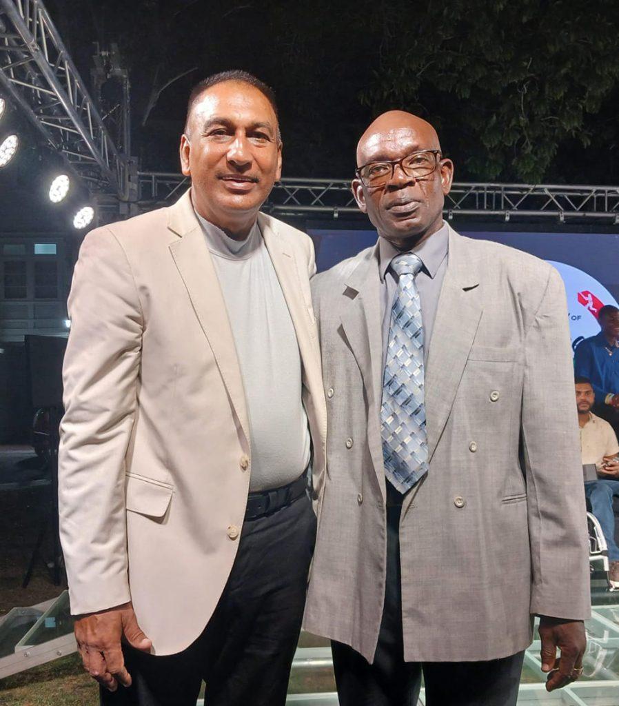 Nominee for Sportsman of the Year and Coach of the Year Aleem Hussain (left) and Philip Haynes.