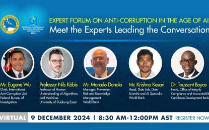 CDB to host expert forum on combating corruption