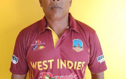 Basil Persaud elated to represent West Indies at IMC Over-50 World Cup in Sri Lanka