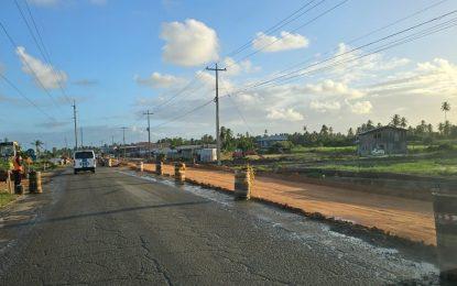 US$192M East Coast road project to be completed by end of October