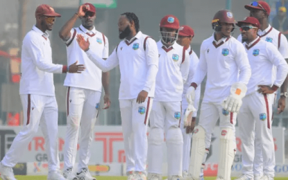 Windies crumble to spin as Pakistan seize control with 202-run lead in Multan