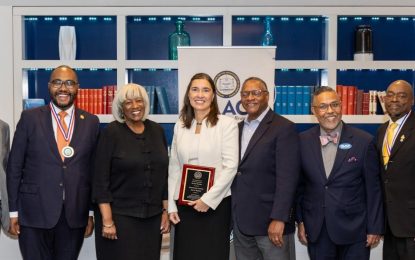 Ambassador Sam Hinds was Honored with the President’s Award at NAACP “Justice for All” President’s Luncheon