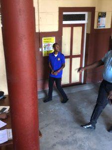 Security guard on bail for discharging firearm  