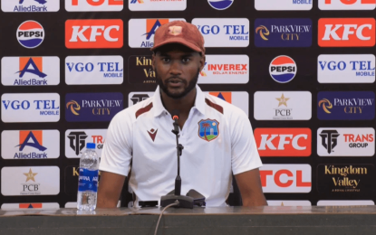 Windies captain Brathwaite stresses bravery, belief ahead of Pakistan Test Series