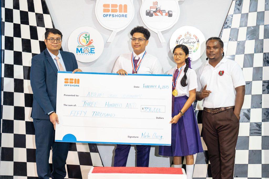 Twelve secondary schools compete in the 2025 Guyana Monaco Mousetrap Car Grand Prix