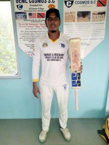 Former Guyana youth player Adrian Sukhwa slams 136 in Trinidad and Tobago