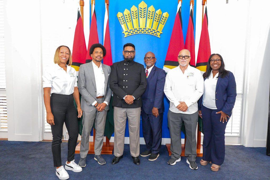 CANOC Executive Committee members visits President Irfaan Ali