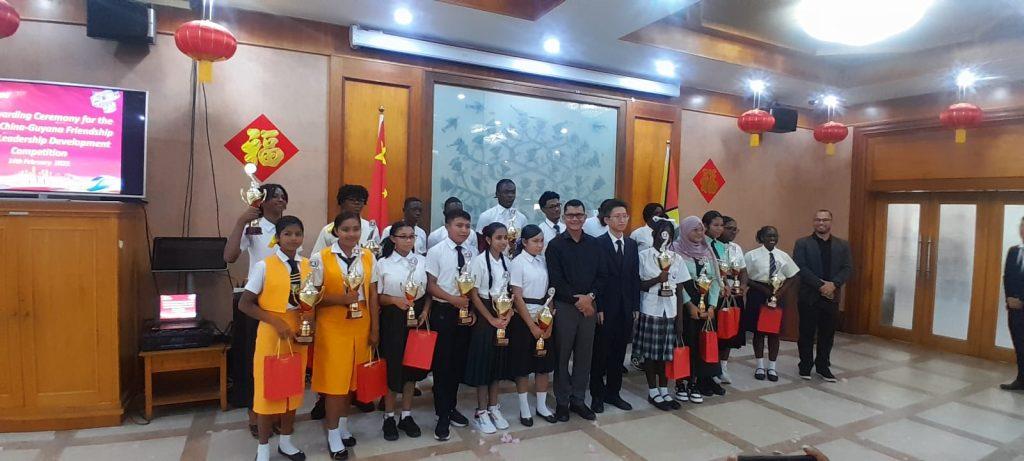 Guyanese youths shine in Chinese Embassy leadership contest