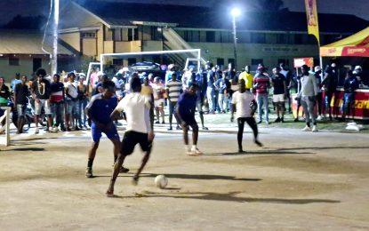 Goal is Money survive scare on Opening Night of Annual Mashramani Street Football Championship