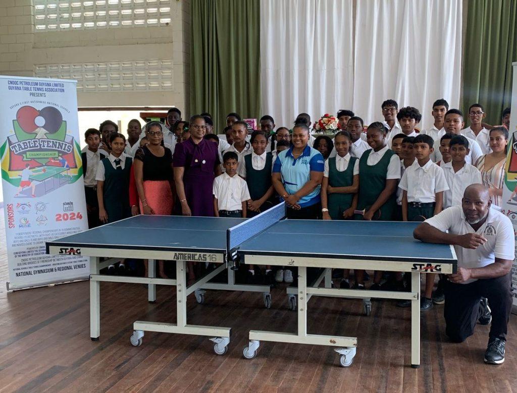 Rosignol Secondary dominates Region 5 edition of National Schools Table Tennis Championships