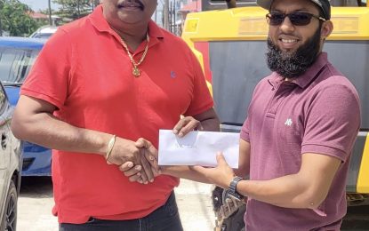 Diversity Investments Inc. provides cash support for Project “Cricket Gear for young and promising cricketers in Guyana”