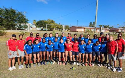 Guyana U-20 Women’s squad arrives in Antigua for Concacaf Qualifiers