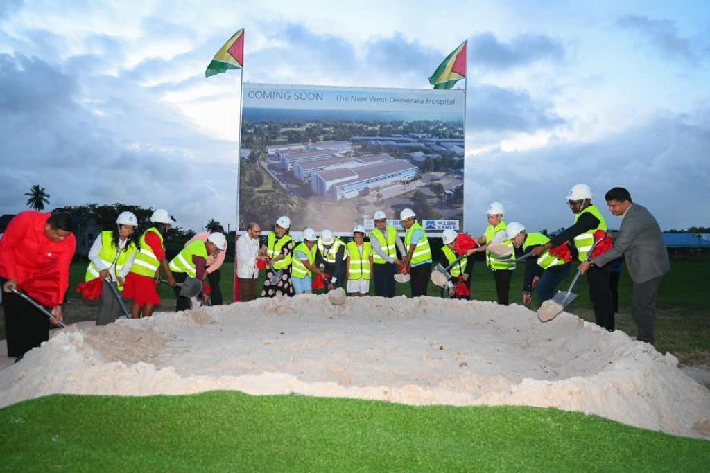 Sod turned for new $11.4B West Demerara Hospital