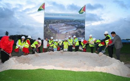 Sod turned for new $11.4B West Demerara Hospital