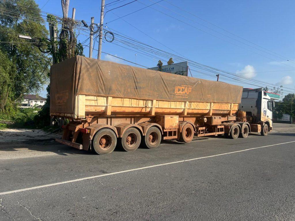 50-ton trucks traversing Guyana’s roads