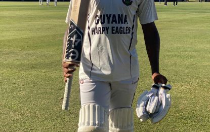 Alimohamed, Motie stroke fifties as Harpy Eagles stay in the hunt