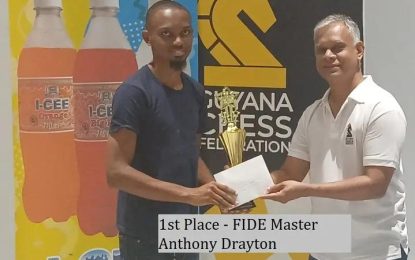 FIDE Master Drayton outclasses strong competition to lift title 