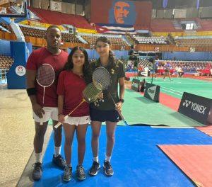 Guyanese Ramdhani, Beaton, Beharry represent at 2025 Cuba International Badminton tourney  