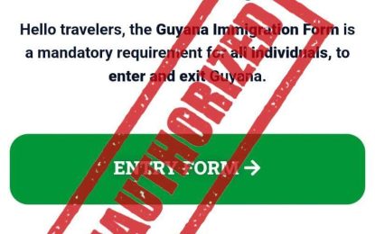 CJIA warns passengers of scammers charging fees for immigration forms