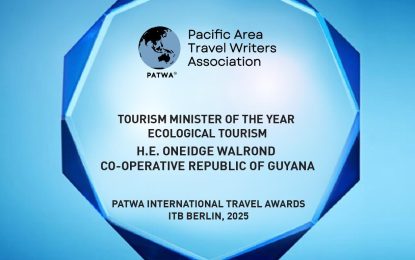 Guyana wins Destination of the Year award