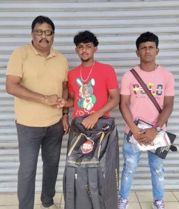 Project “Cricket Gear for young and promising cricketers in Guyana” provides support to two more young cricketers