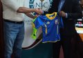 NSC receives sports uniforms from D8Door & Hardware Inc.