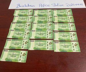 Man arrested with suspected fake money