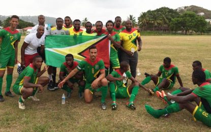 Scotiabank CFU Men’s Caribbean Cup 2016…Bobb, Shakes & Abrams blast doubles as Golden Jaguars trounce USVI 7-0