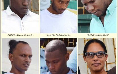 Three convicted for robbing, wounding Land Court judge