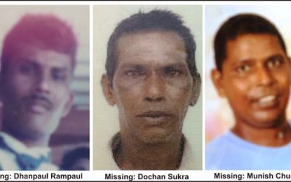 Search called off for missing Corentyne fishermen