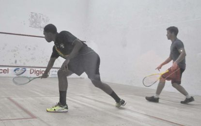 Digicel Senior National Squash Championships 2016 Defending Men’s Open Champ Joseph moves a step closer to retaining title