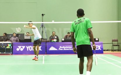 PAN AMERICAN JUNIOR BADMINTON CHAMPIONSHIPS PERU 2016 Ramdhani siblings battle through opening rounds despite Narayan injury