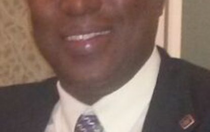 Steve Ninvalle —- beating the mandatory count en route to amateur boxing’s success