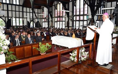 Former Bishop of Guyana laid to rest