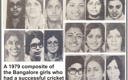 The Touring Indian Female Cricketers Visit to Guyana in September 1979