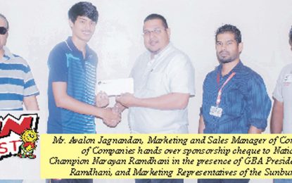 SUNBUST continues support of Narayan Ramdhani