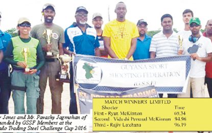 McKinnon wins El Dorado Trading Steel Challenge Cup Shoot