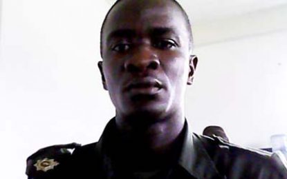 Army Sergeant burnt by flare during simulated attack